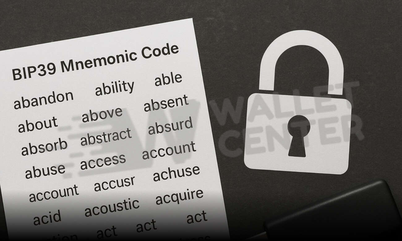 کلمات بازیابی کیف پول سخت افزاری باید مطالبق استاندارد باشند.