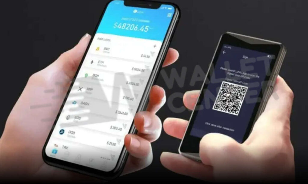 امنیت ELLIPAL Titan با Qr Code