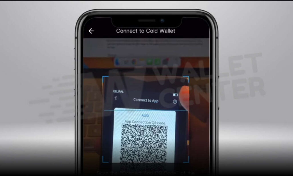 امنیت ELLIPAL Titan با Qr Code