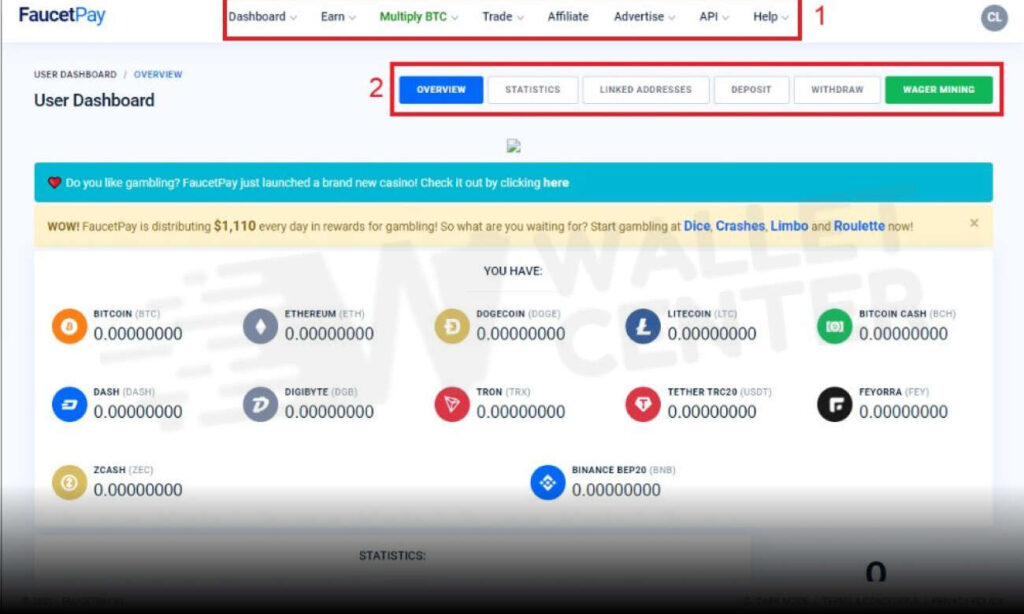 دسترسی به داشبورد