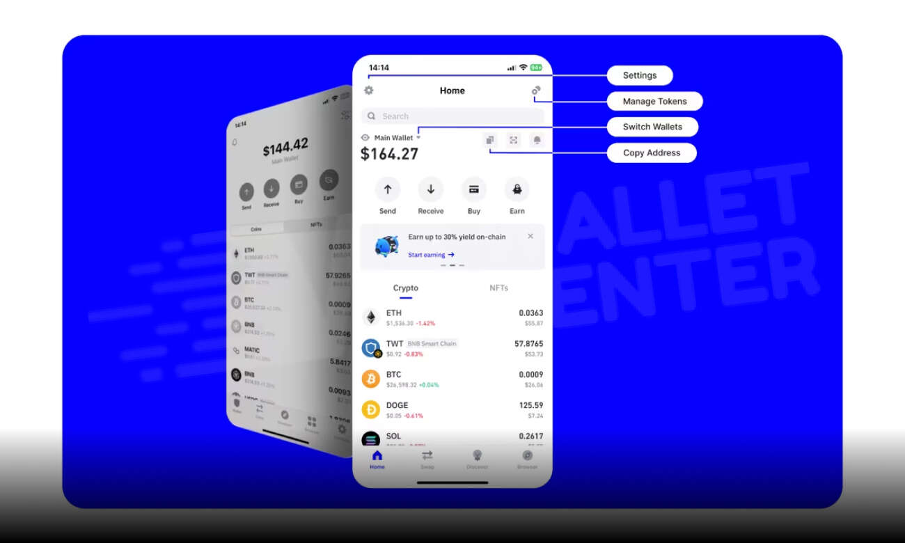 تراست ولت روی گوشی آیفون