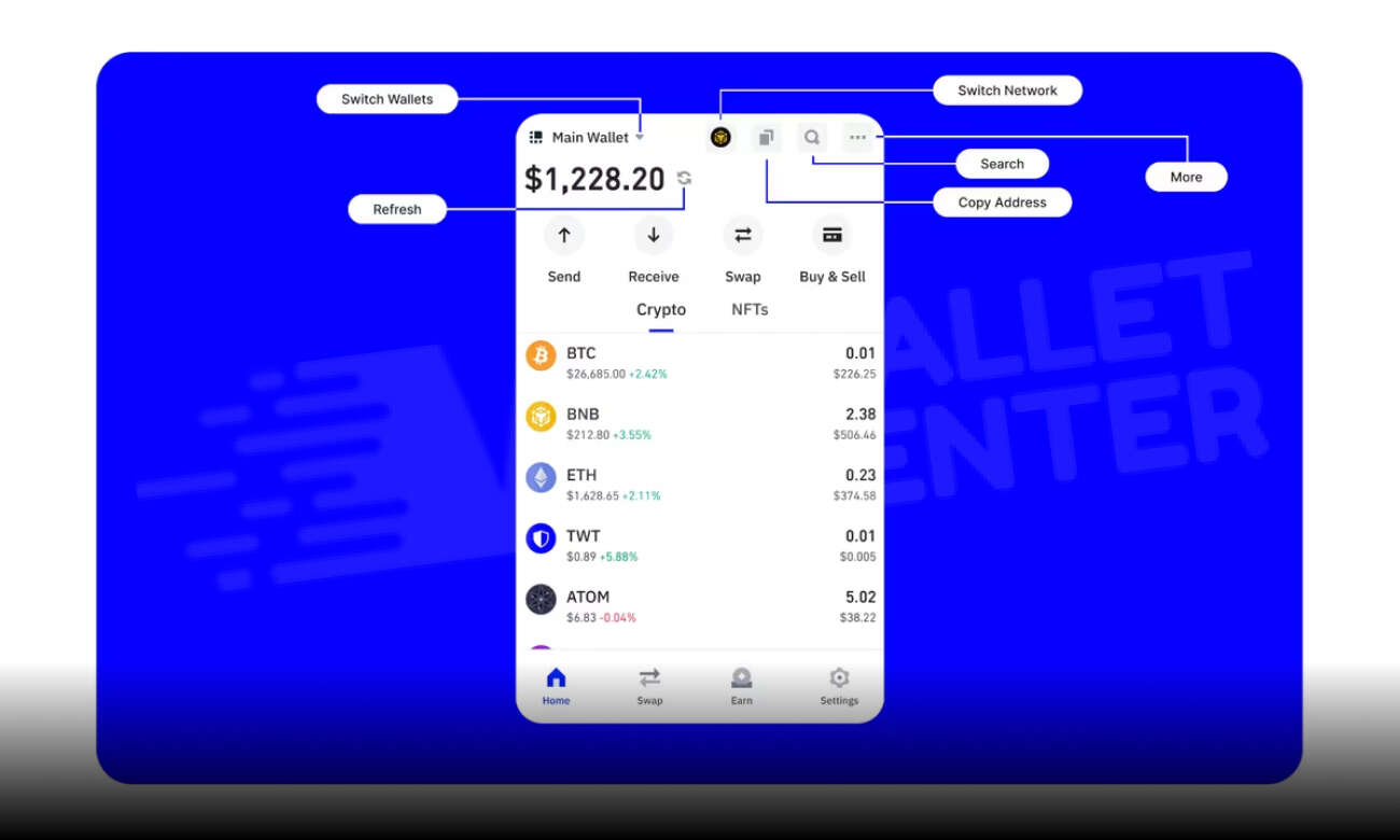 تراست ولت روی گوشی اندروید