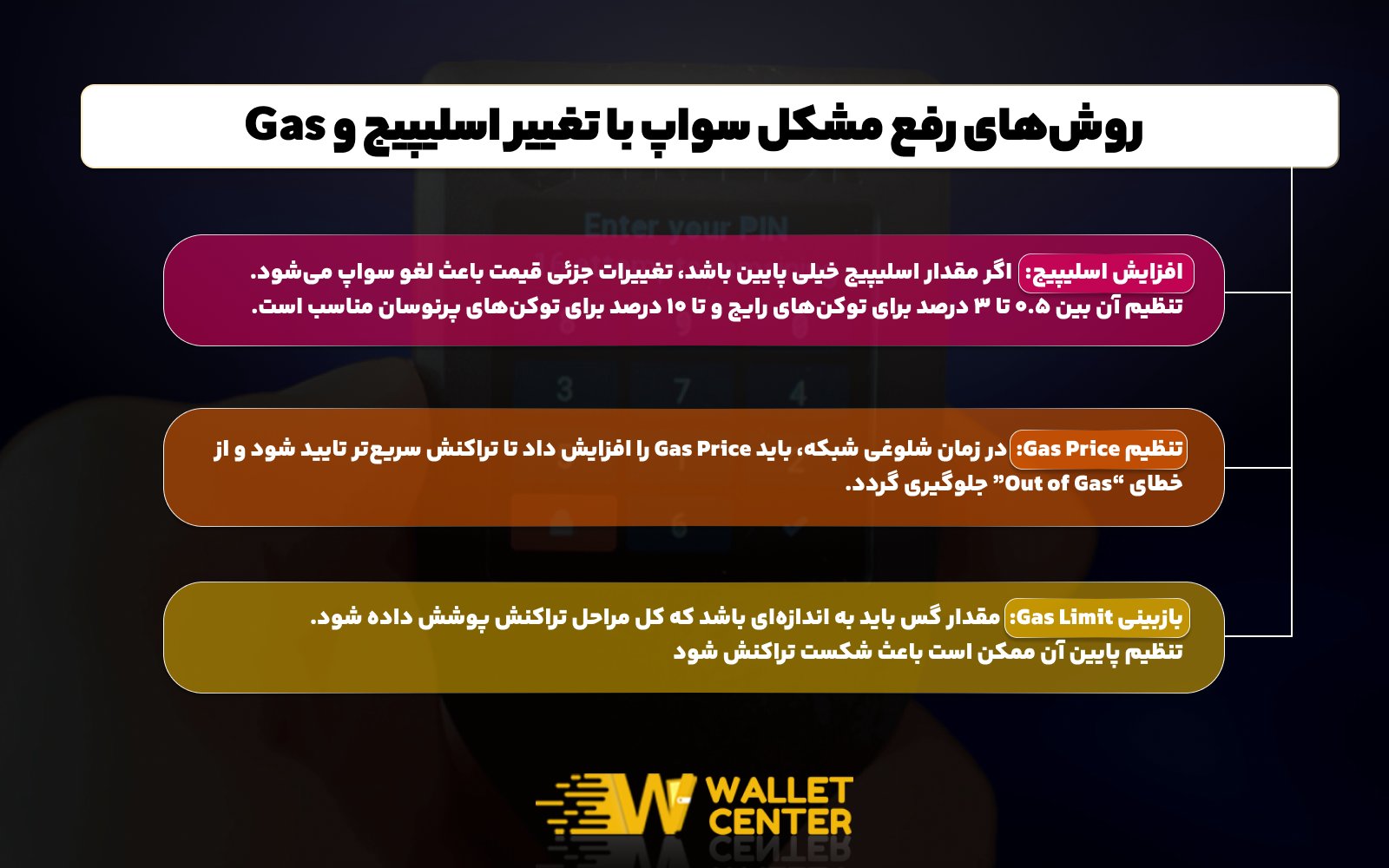 مشکلات تغییر قیمت در تراست ولت