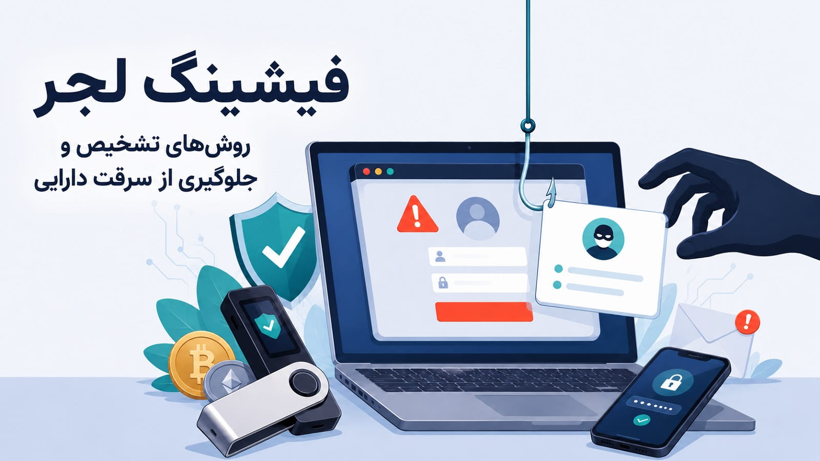 فیشینگ لجر؛ روش‌های تشخیص و جلوگیری از سرقت دارایی