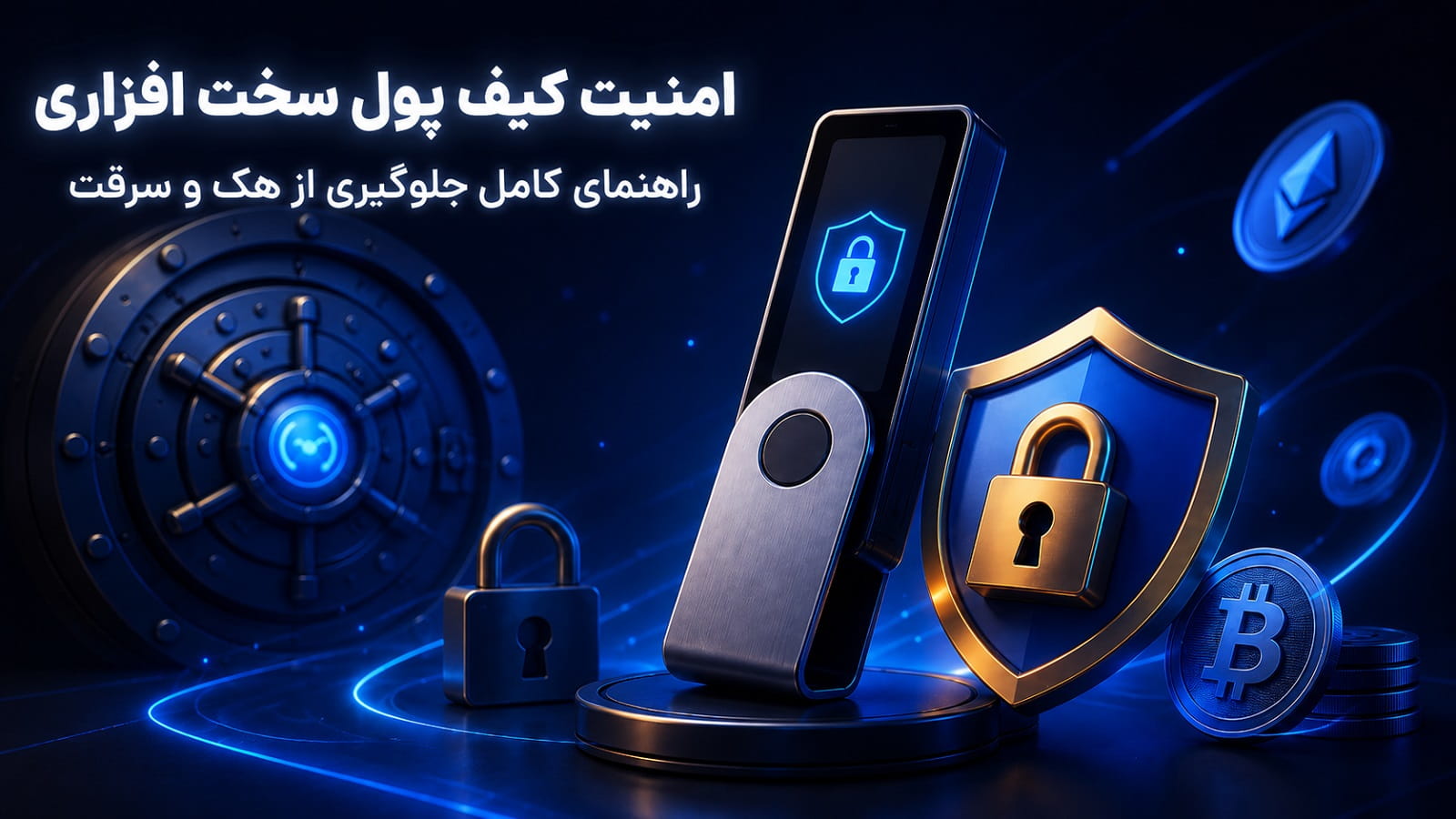 امنیت کیف پول سخت افزاری؛ راهنمای کامل جلوگیری از هک و سرقت